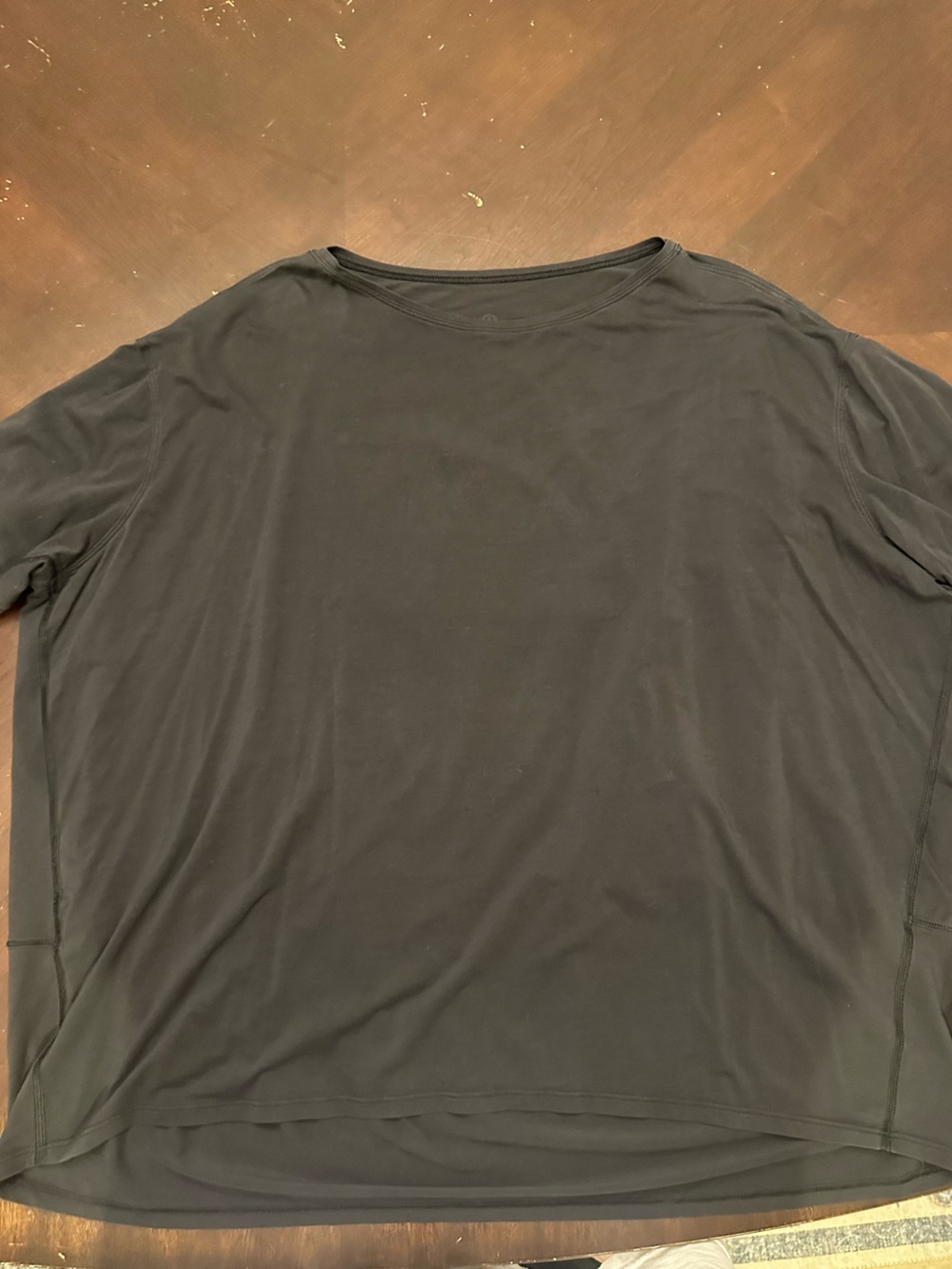 Lululemon Oversized Fit Short Sleeve Black Tee